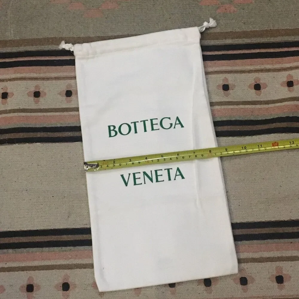 Bottega Veneta White soft fabric 8” x 16” dustbag garment bag new - never used